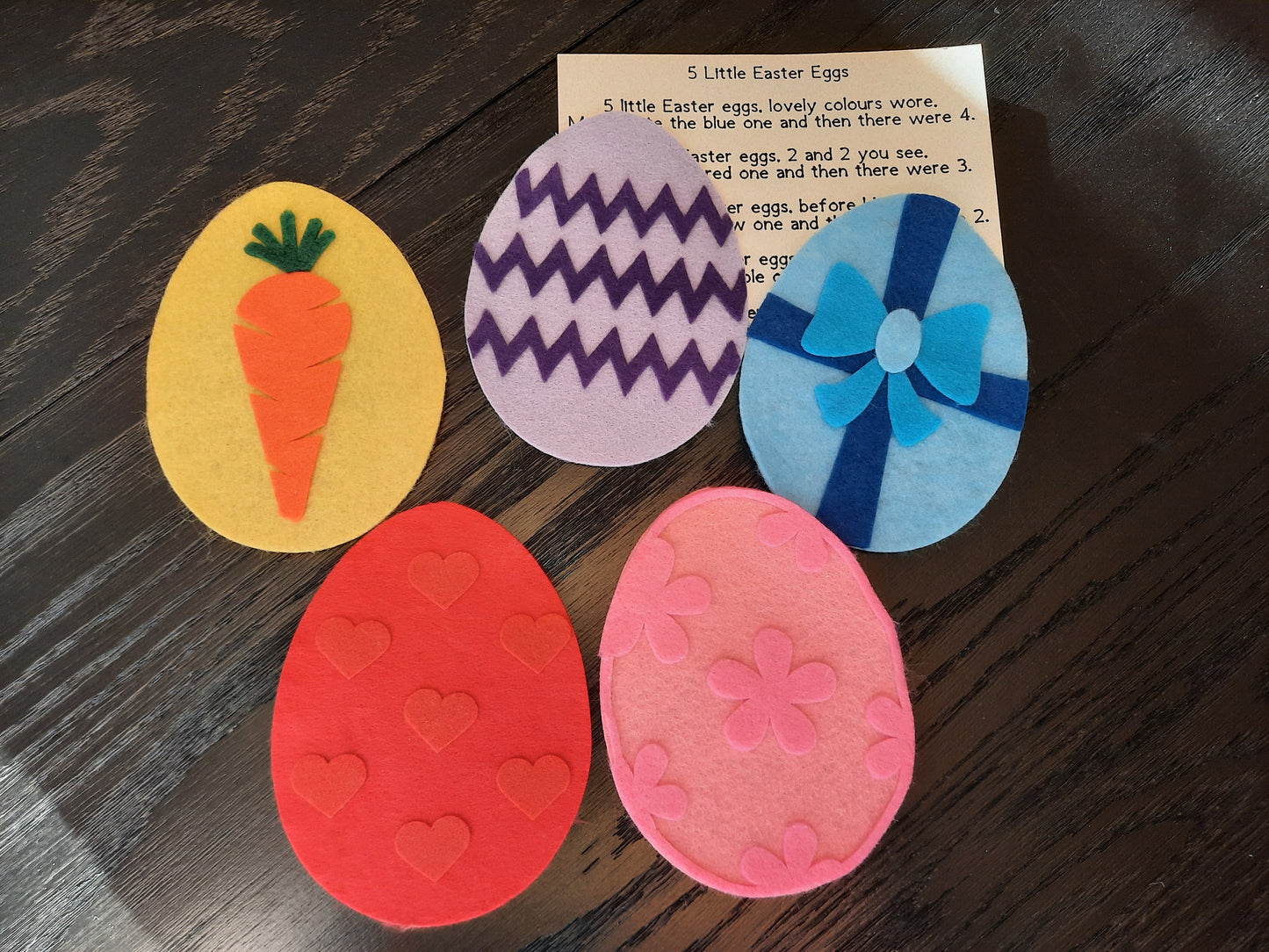 161- Five Little Easter Eggs