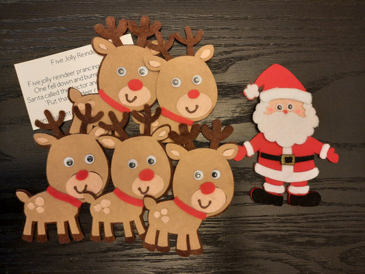 144- Five Jolly Reindeer