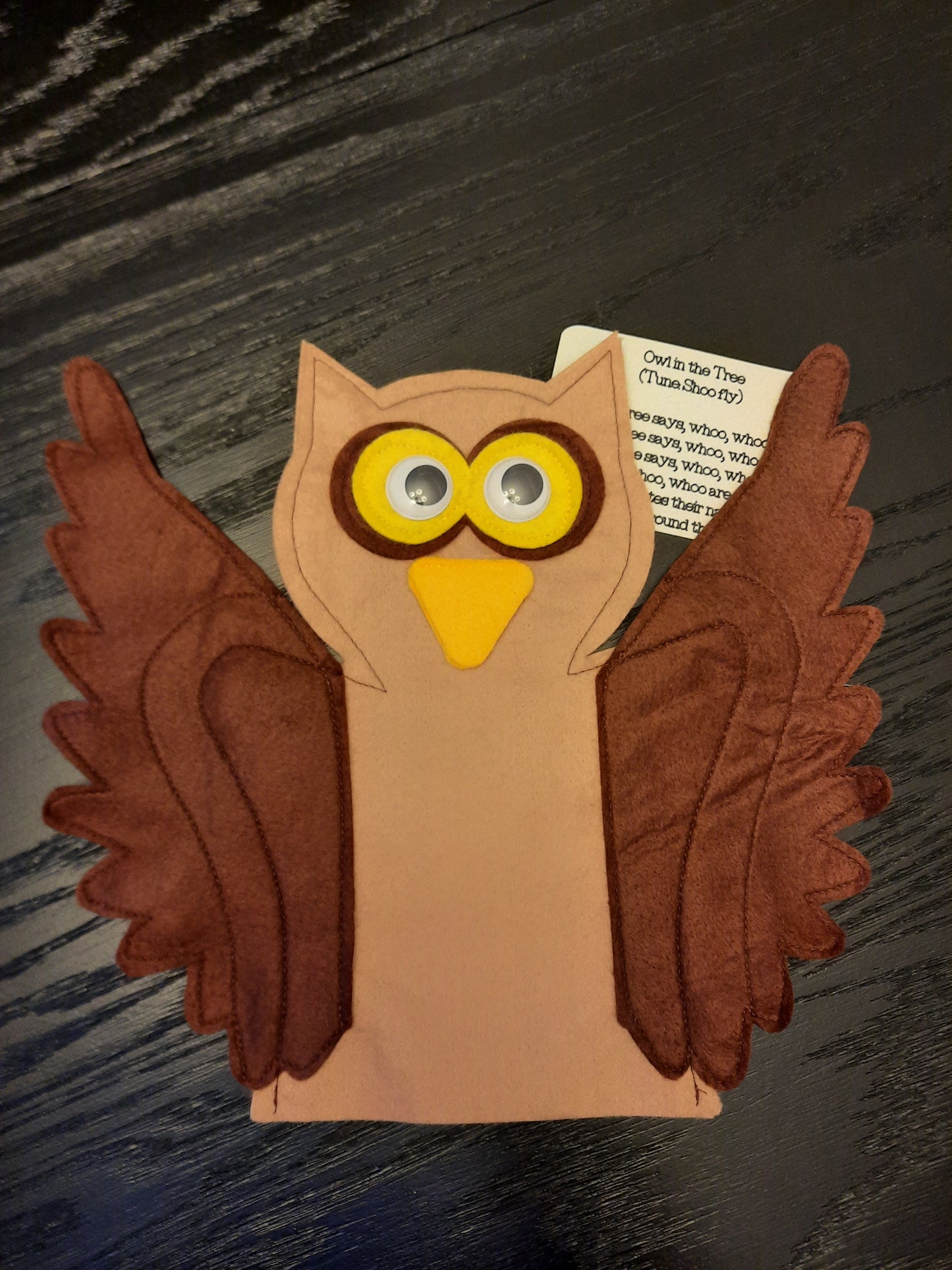 099- Owl Hand Puppet