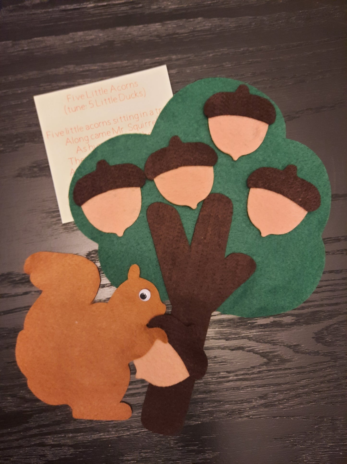 102- Five Little Acorns