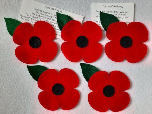 118- Five Little Poppies