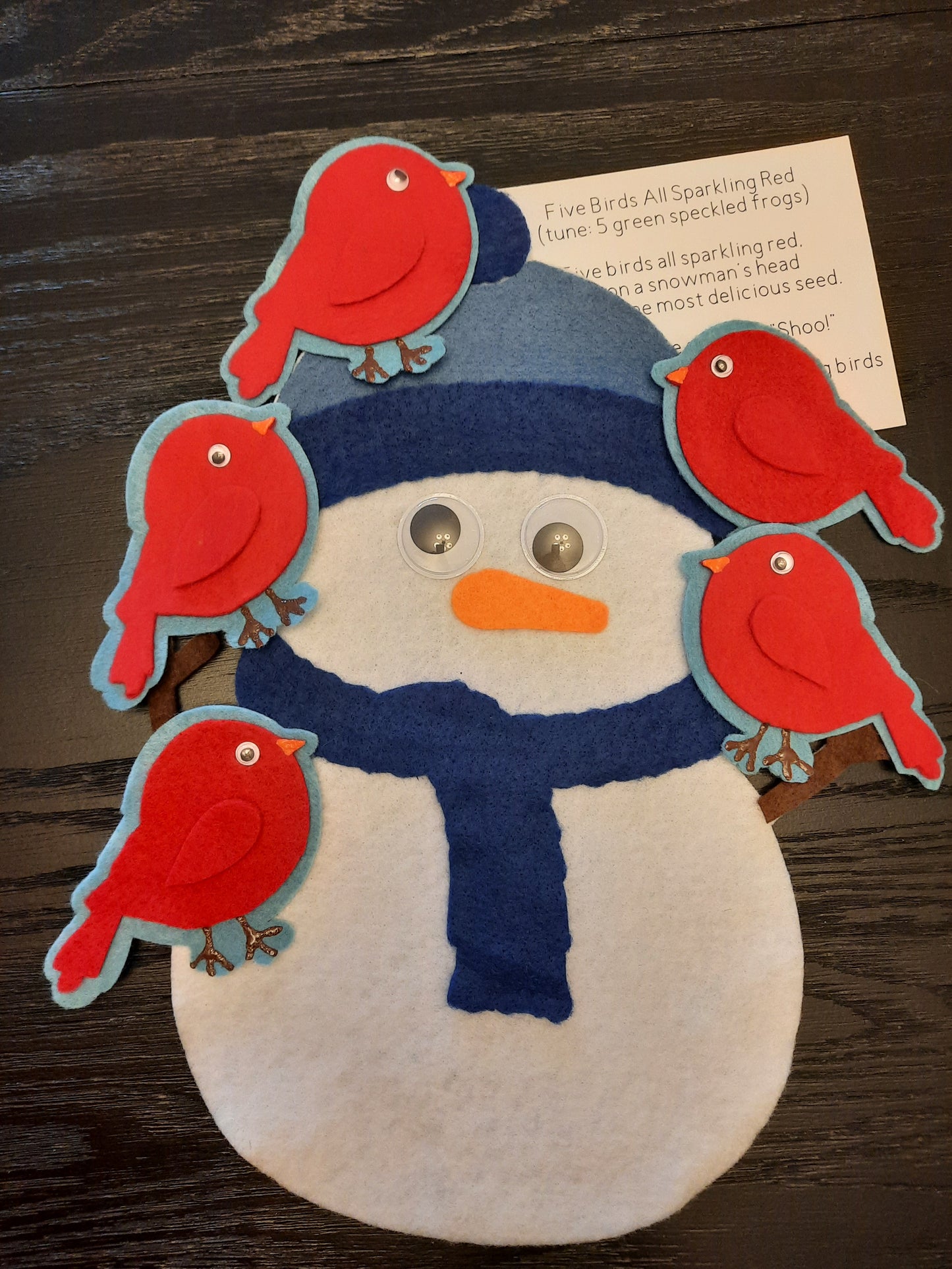 133- Five Sparkling Birds