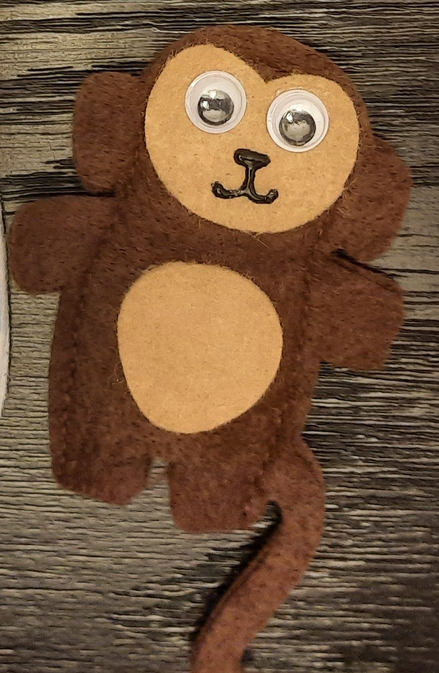 068- Monkey Finger Puppet