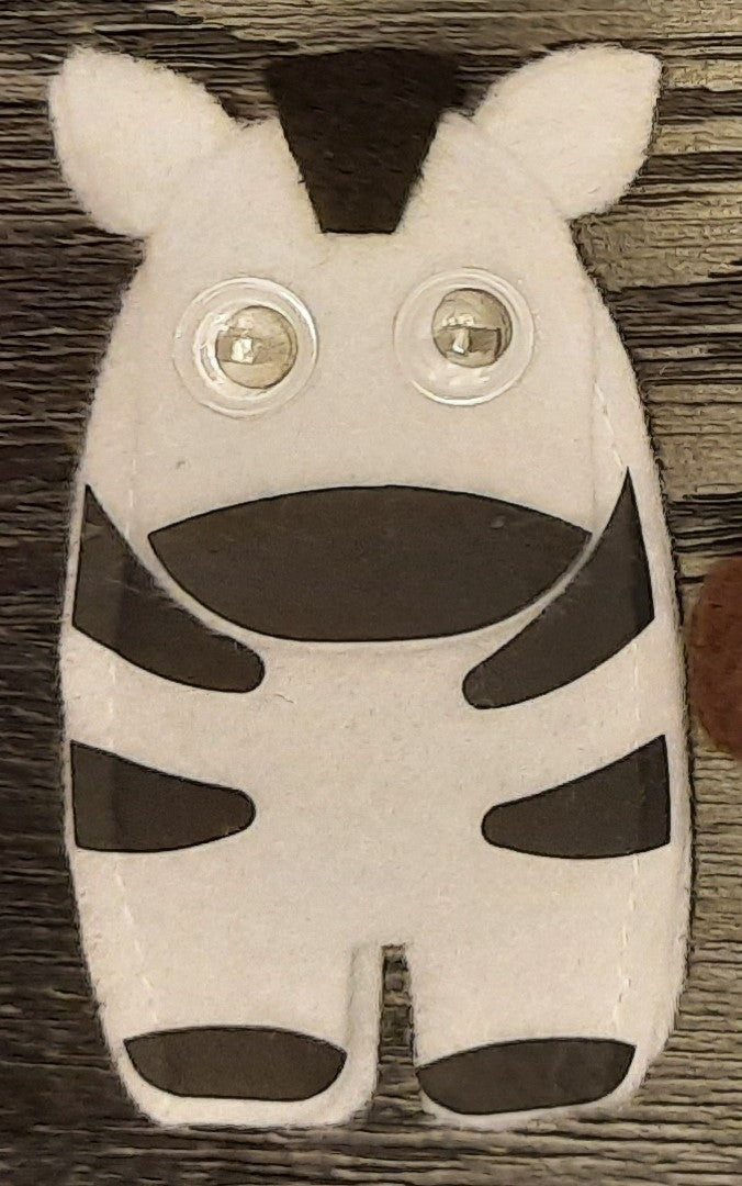 067- Zebra Finger Puppet
