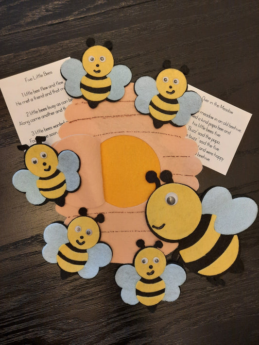 037- Five Little Bees